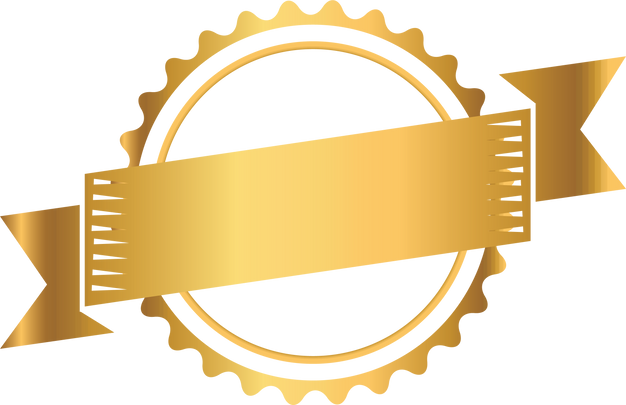 Gold Badge Seal Stamp